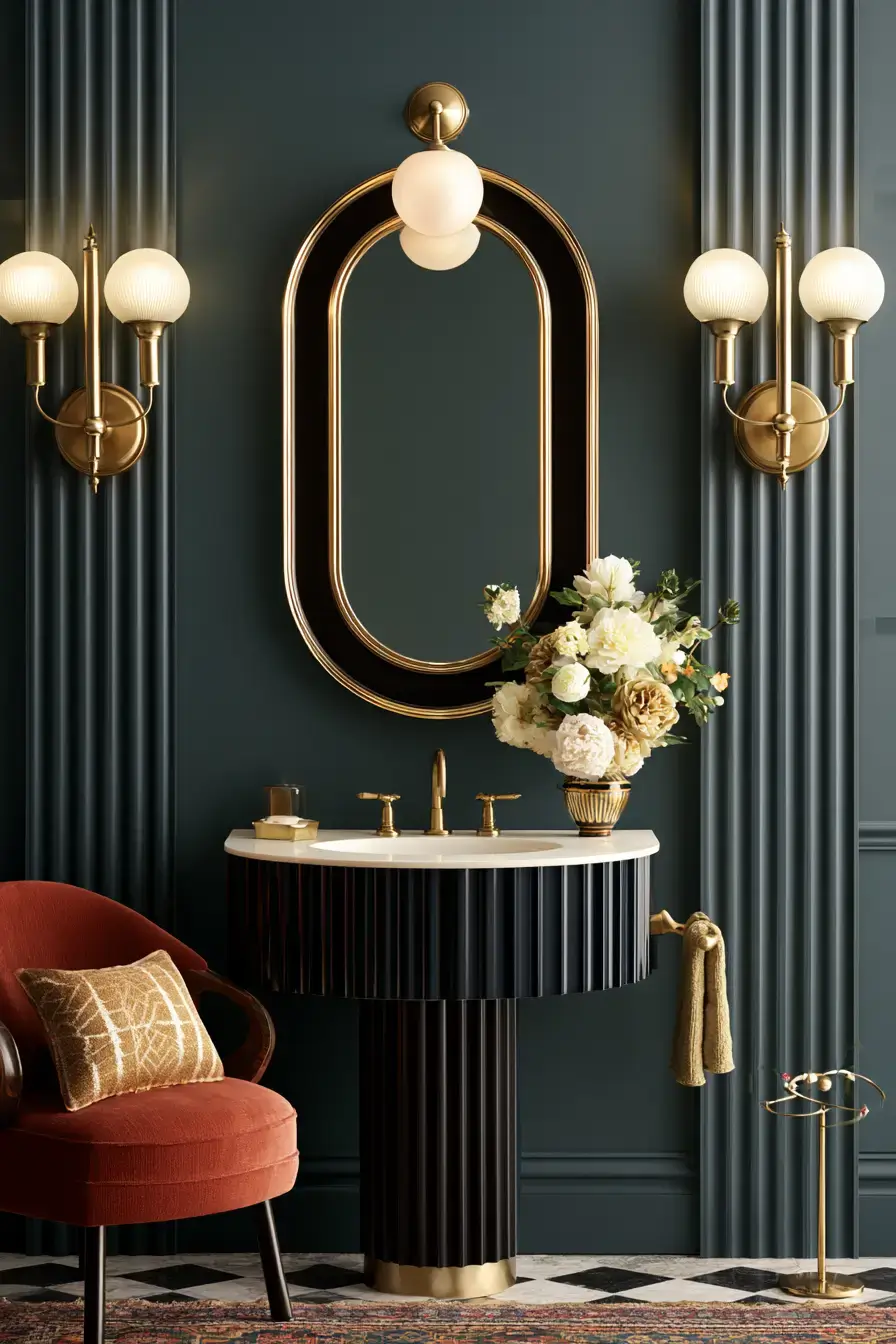 27 Stylish Small Powder Room Ideas For A Beautiful Guest Bathroom