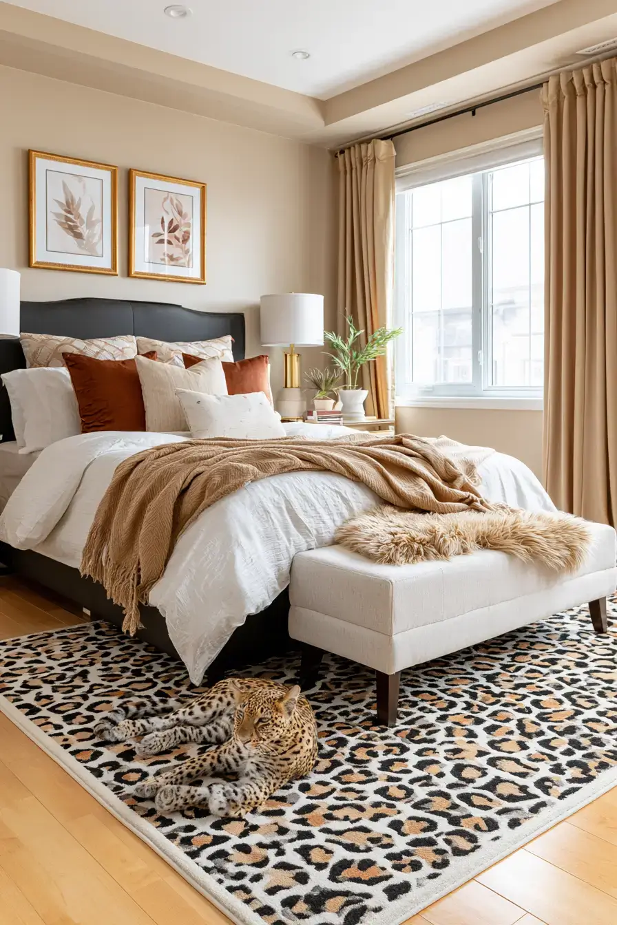 27 Bold Leopard Print Bedroom Ideas For A Chic Wild Space