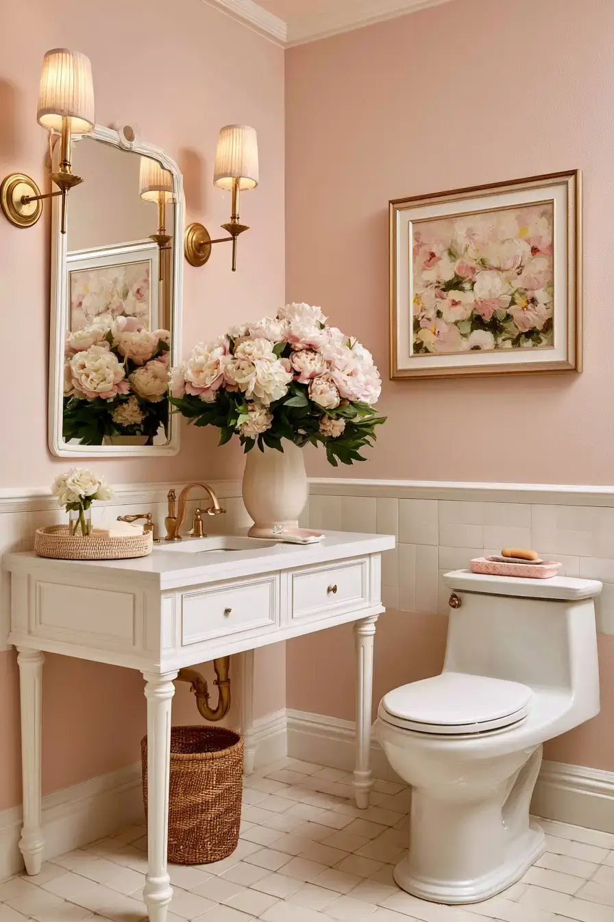 27 Stylish Small Powder Room Ideas For A Beautiful Guest Bathroom