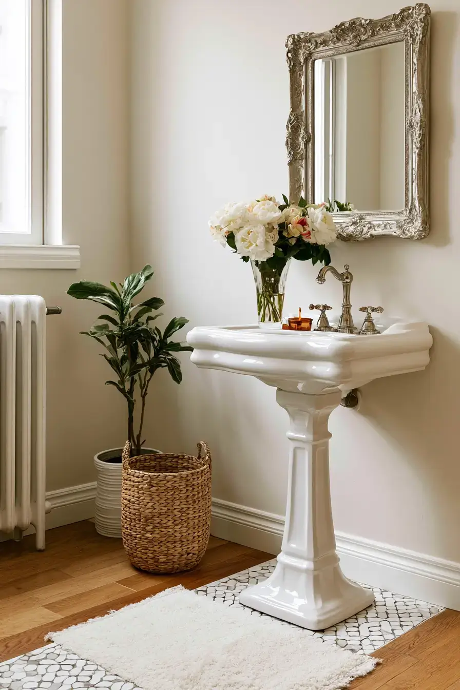 27 Stylish Small Powder Room Ideas For A Beautiful Guest Bathroom