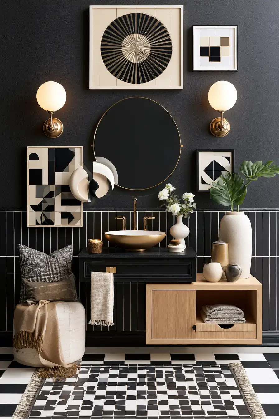 27 Moody Bathroom Ideas For A Dark Cozy Luxe Retreat