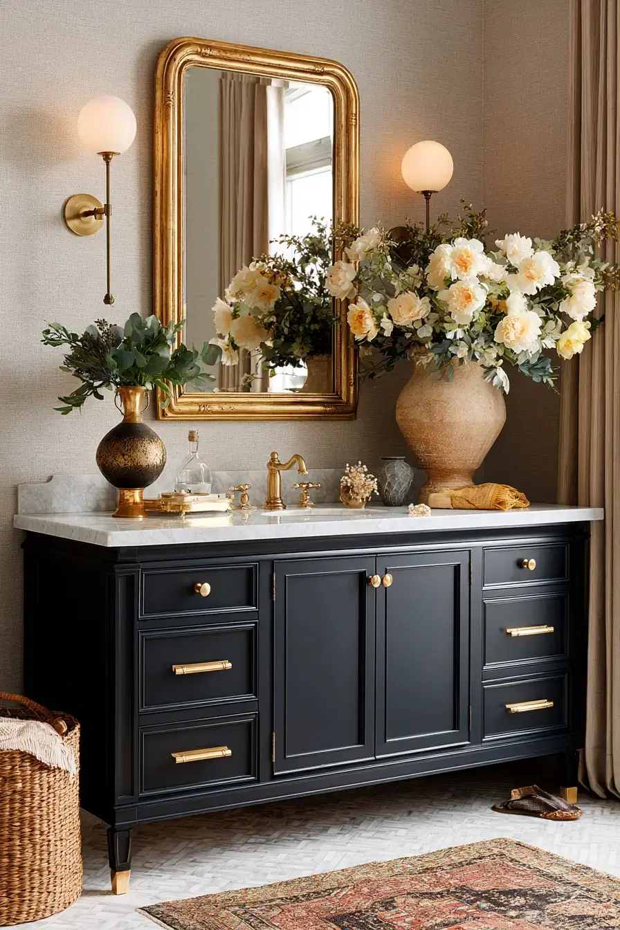 27 Moody Bathroom Ideas For A Dark Cozy Luxe Retreat