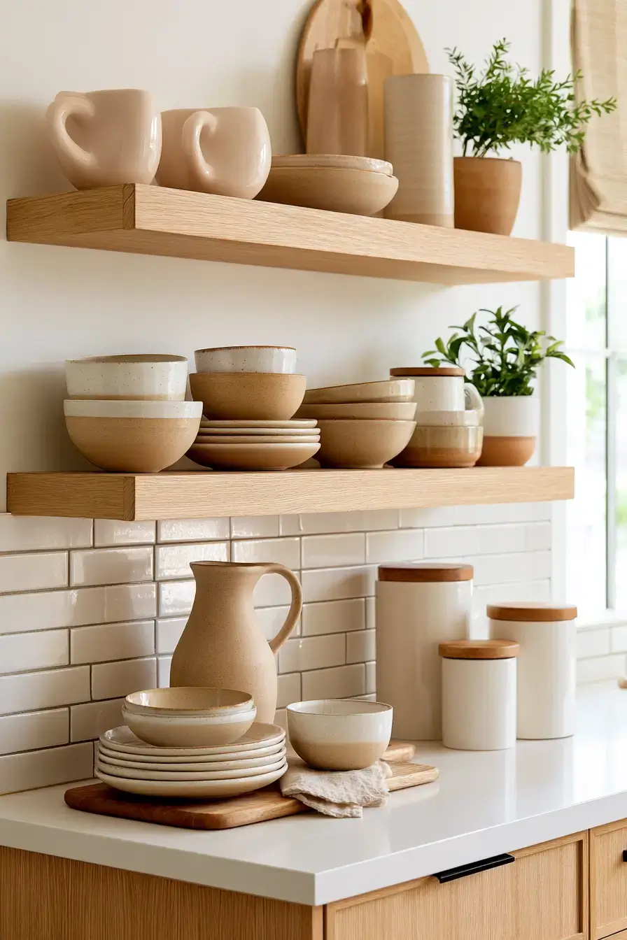 27 Beautiful Kitchen Shelf Decor Ideas For A Cozy Stylish Home