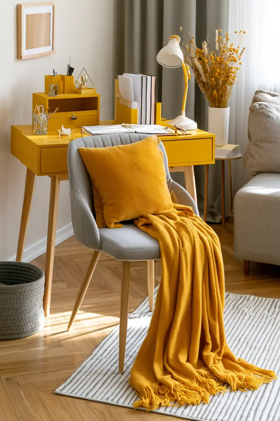 27 Cheerful Yellow Dorm Room Ideas For A Bright Cozy College Space