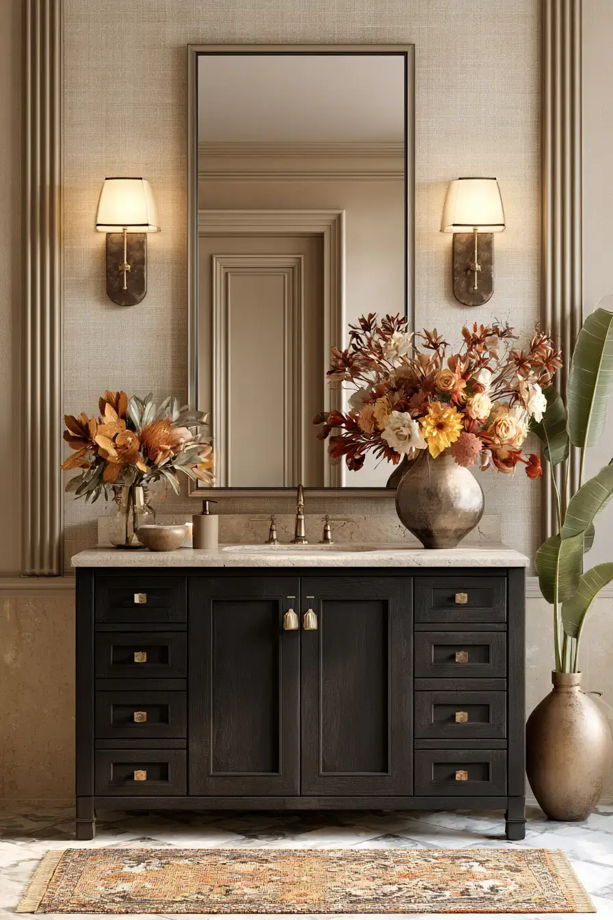 27 Moody Bathroom Ideas For A Dark Cozy Luxe Retreat