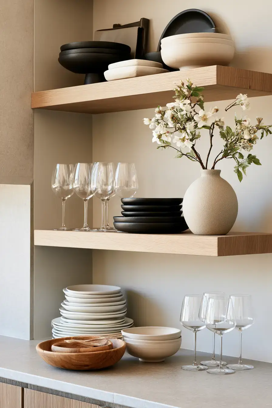 27 Beautiful Kitchen Shelf Decor Ideas For A Cozy Stylish Home