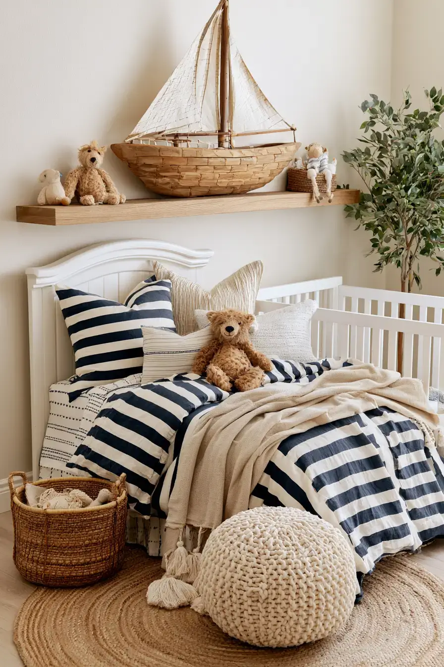 27 Sweet Nautical Nursery Ideas For A Cozy Ocean Inspired Baby Room