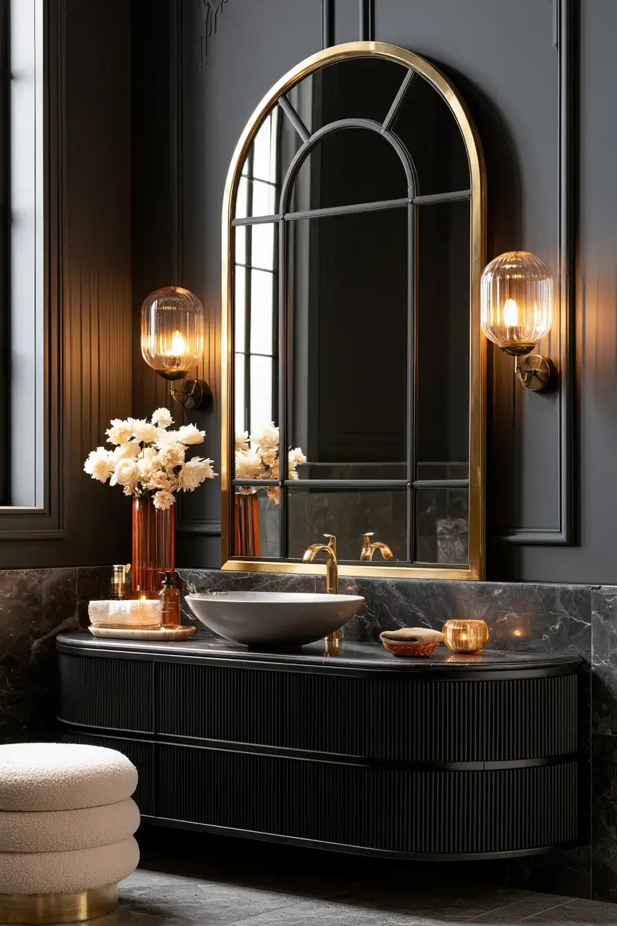 27 Moody Bathroom Ideas For A Dark Cozy Luxe Retreat