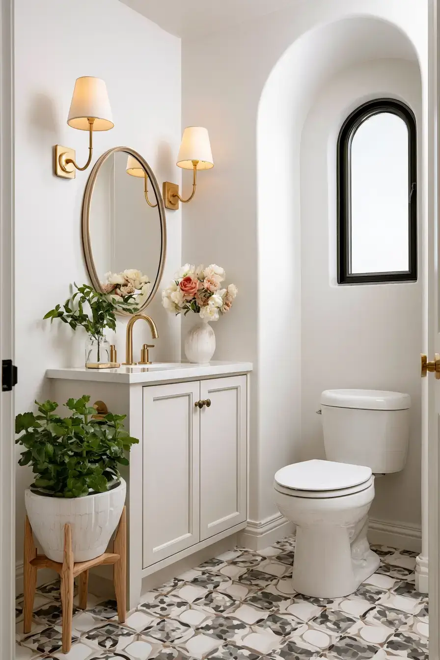 27 Stylish Small Powder Room Ideas For A Beautiful Guest Bathroom