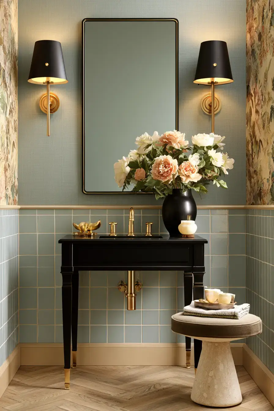27 Stylish Small Powder Room Ideas For A Beautiful Guest Bathroom