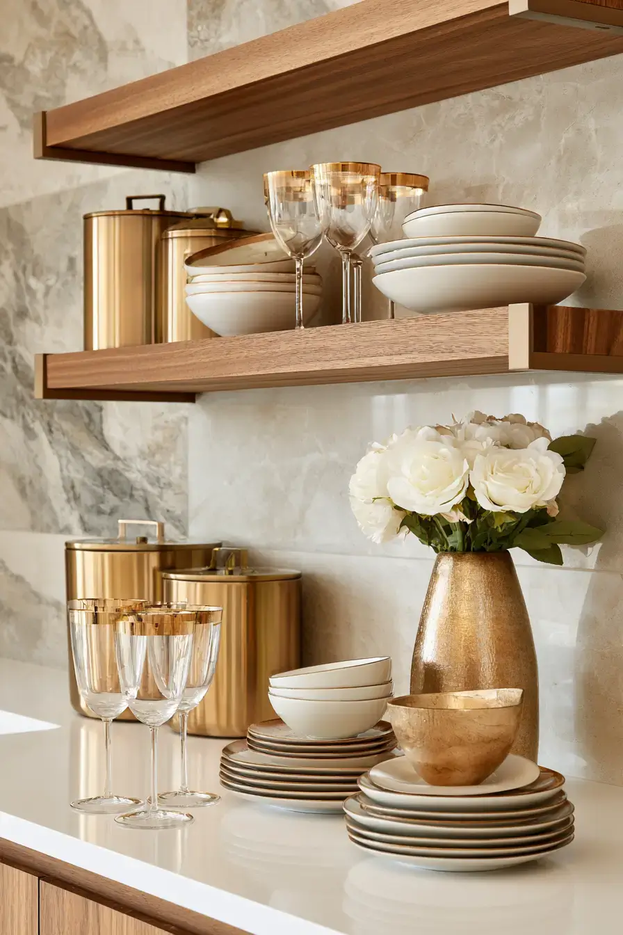 27 Beautiful Kitchen Shelf Decor Ideas For A Cozy Stylish Home