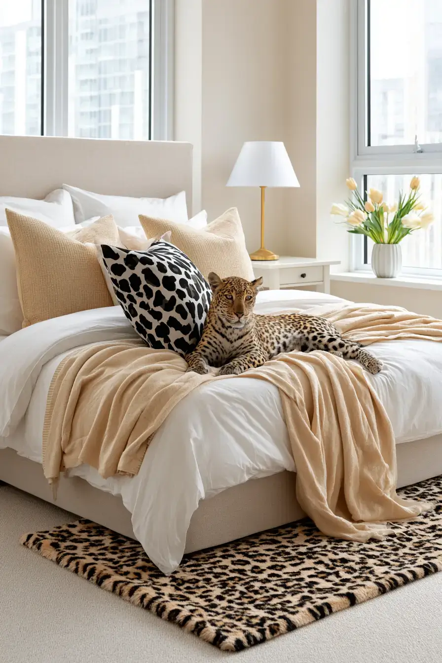 27 Bold Leopard Print Bedroom Ideas For A Chic Wild Space
