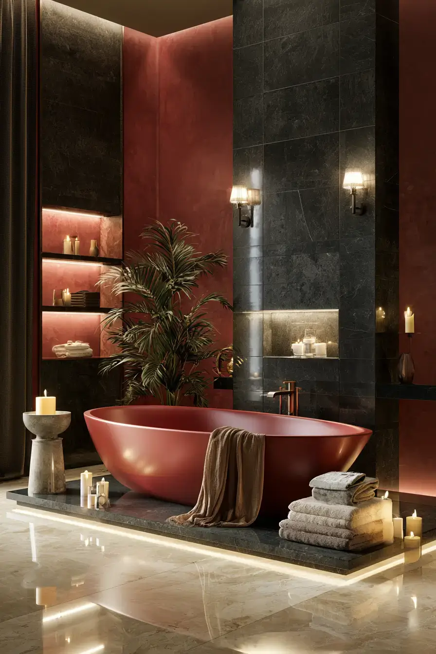 27 Moody Bathroom Ideas For A Dark Cozy Luxe Retreat