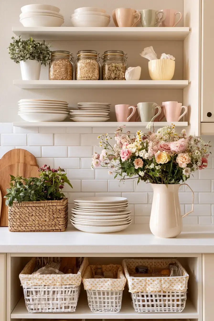 27 Beautiful Kitchen Shelf Decor Ideas For A Cozy Stylish Home