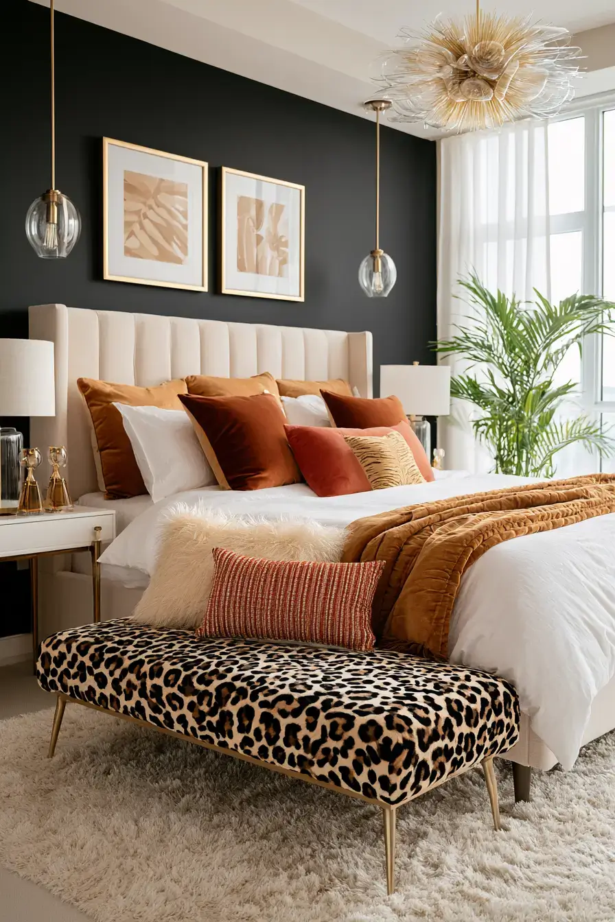 27 Bold Leopard Print Bedroom Ideas For A Chic Wild Space