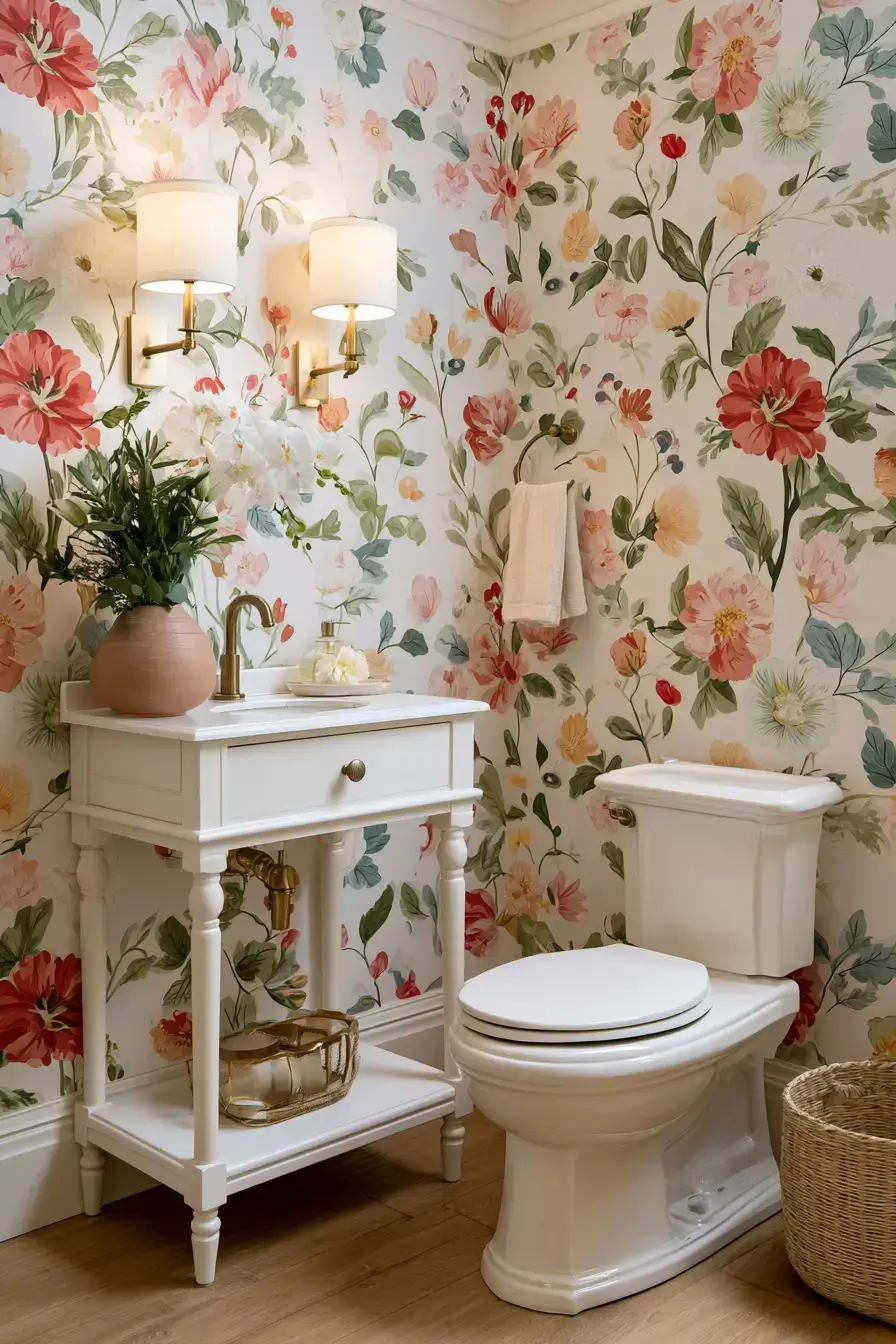 27 Stylish Small Powder Room Ideas For A Beautiful Guest Bathroom