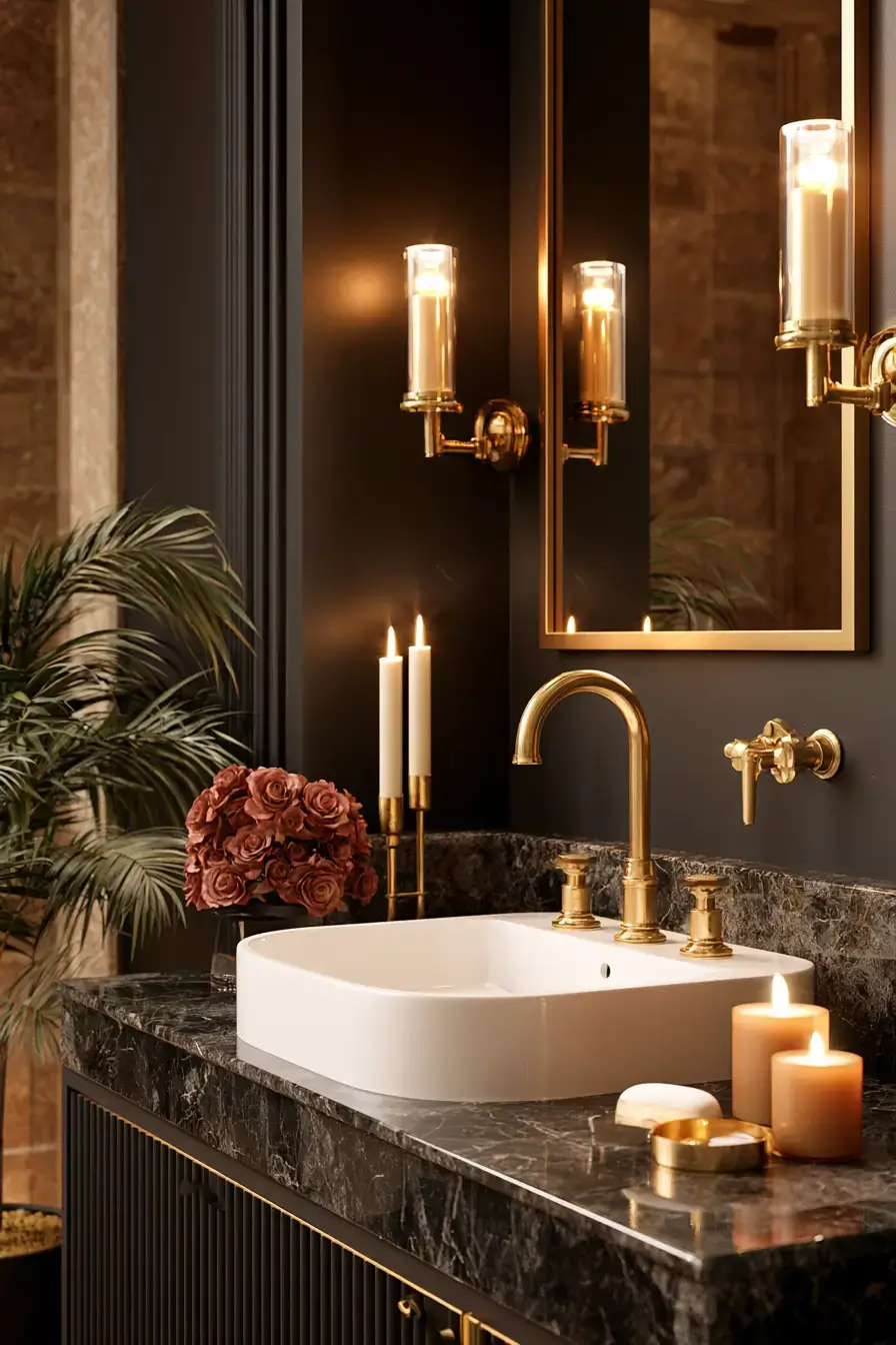 27 Moody Bathroom Ideas For A Dark Cozy Luxe Retreat