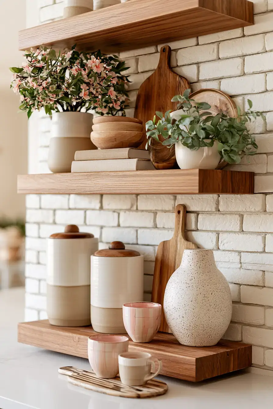 27 Beautiful Kitchen Shelf Decor Ideas For A Cozy Stylish Home