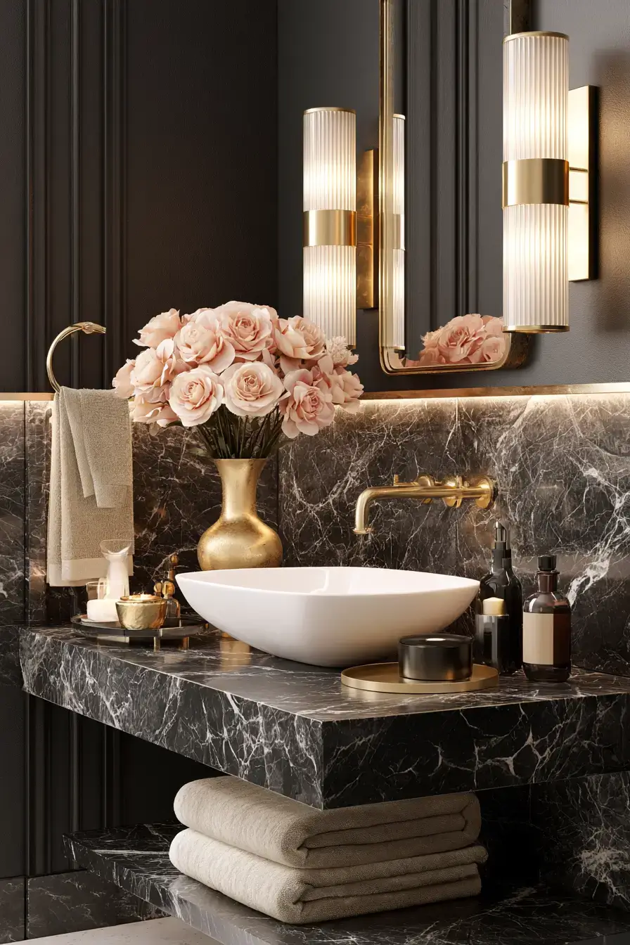 27 Moody Bathroom Ideas For A Dark Cozy Luxe Retreat