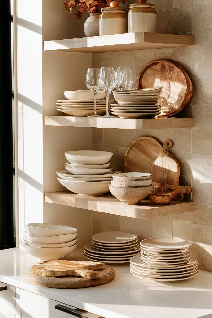 27 Beautiful Kitchen Shelf Decor Ideas For A Cozy Stylish Home