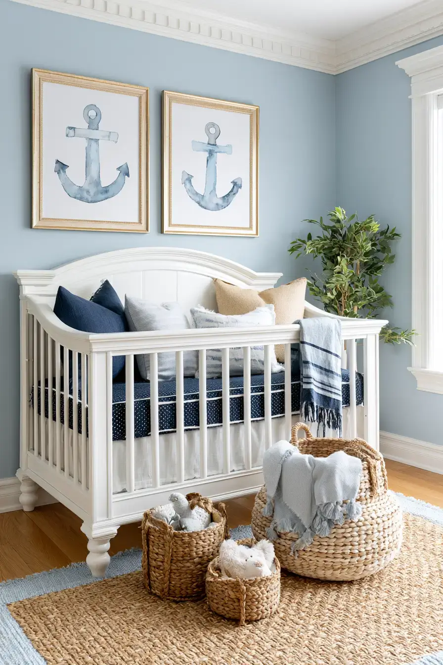 27 Sweet Nautical Nursery Ideas For A Cozy Ocean Inspired Baby Room