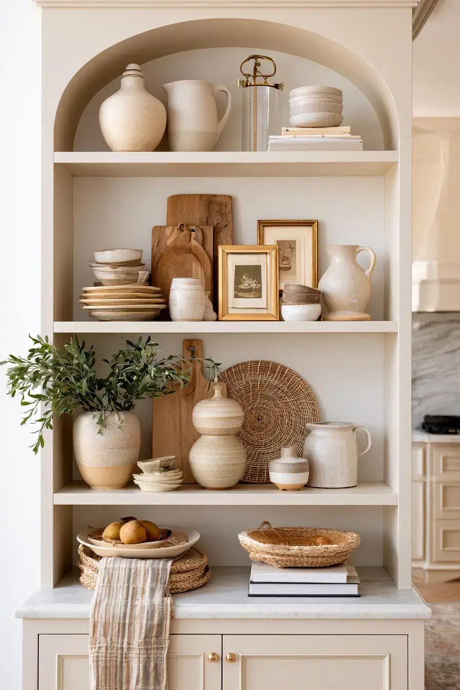 27 Beautiful Kitchen Shelf Decor Ideas For A Cozy Stylish Home