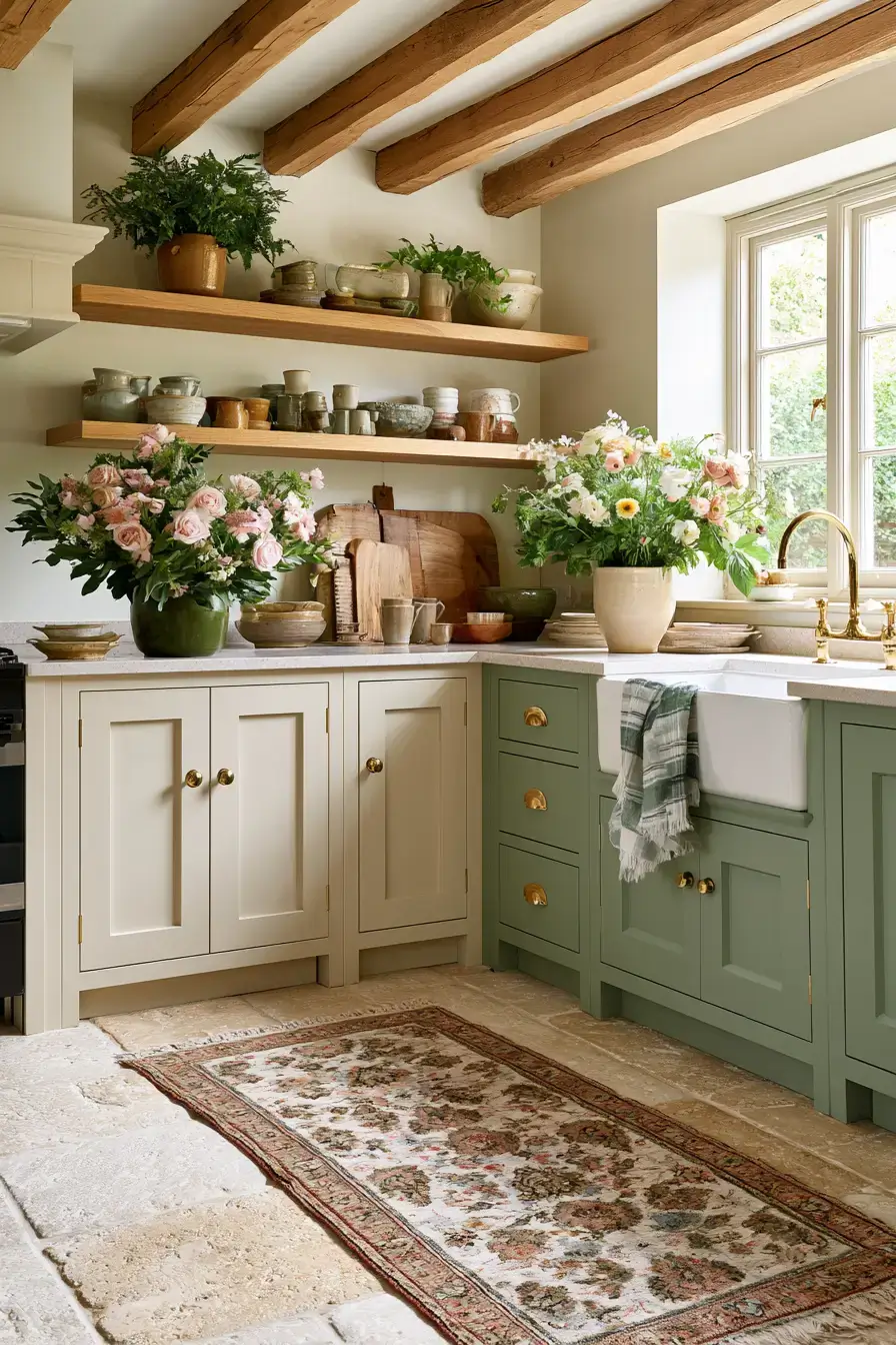 27 Homey English Countryside Kitchen Ideas For Timeless Living