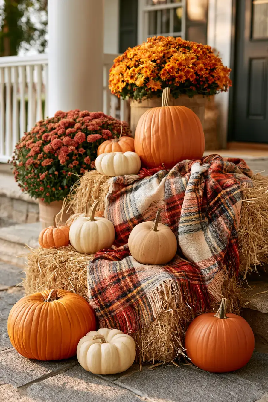 27 Cozy Fall Porch Ideas For Festive Curb Appeal