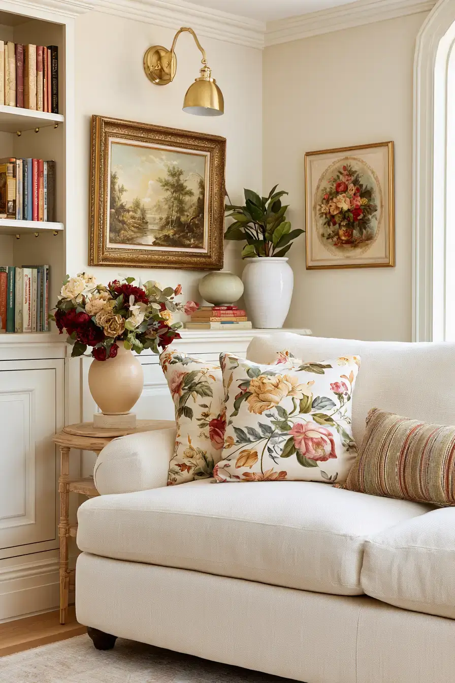 27 Chic Grandmillennial Living Room Ideas For Elegant Inspiration