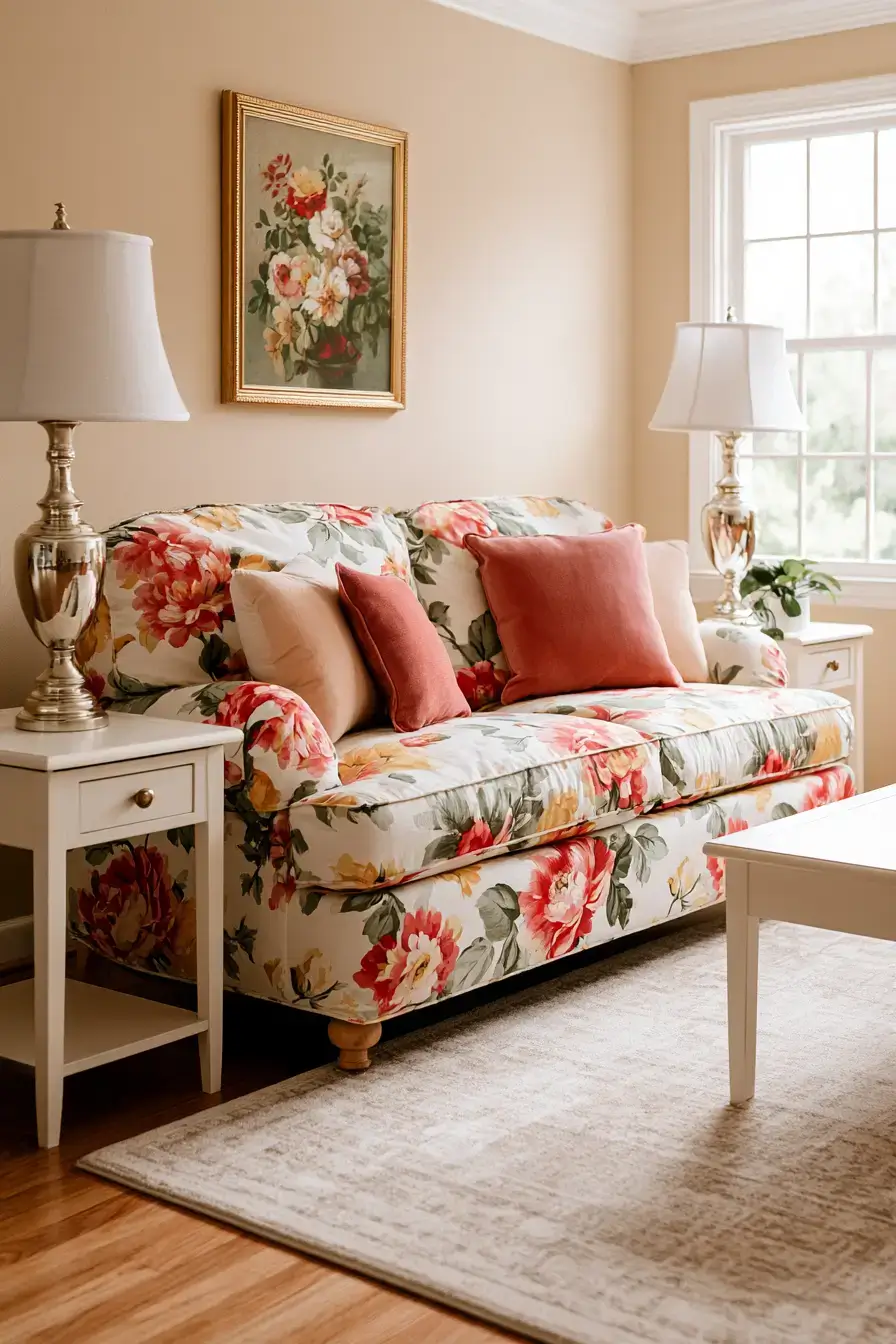 27 Chic Grandmillennial Living Room Ideas For Elegant Inspiration