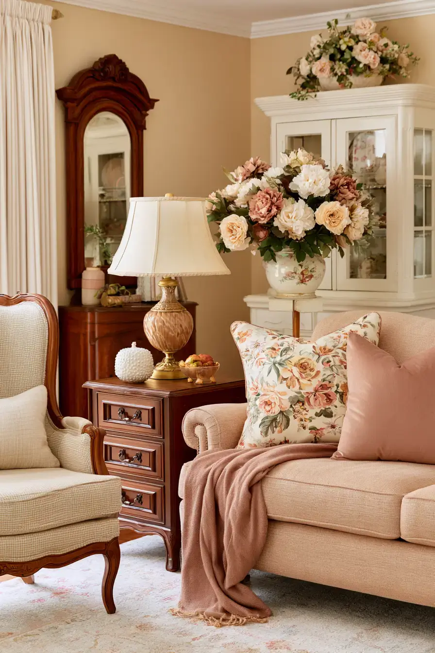 27 Chic Grandmillennial Living Room Ideas For Elegant Inspiration