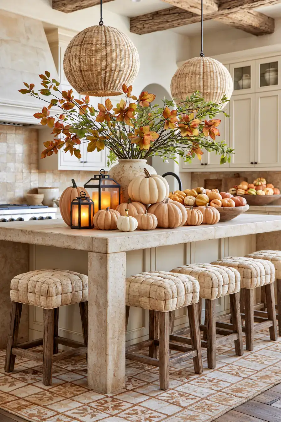 27 Fall Kitchen Island Decor Ideas for a Cozy Seasonal Refresh