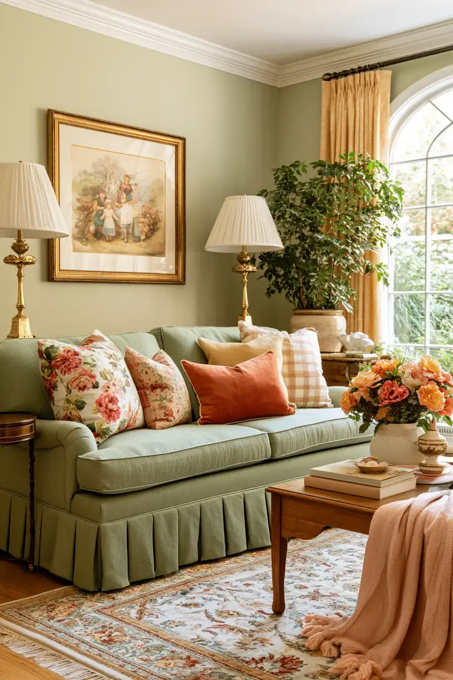 27 Chic Grandmillennial Living Room Ideas For Elegant Inspiration