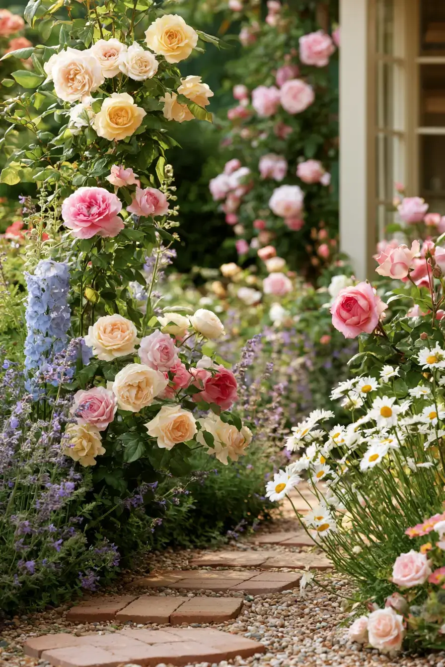 27 English Rose Garden Ideas For Romantic Outdoor Charm