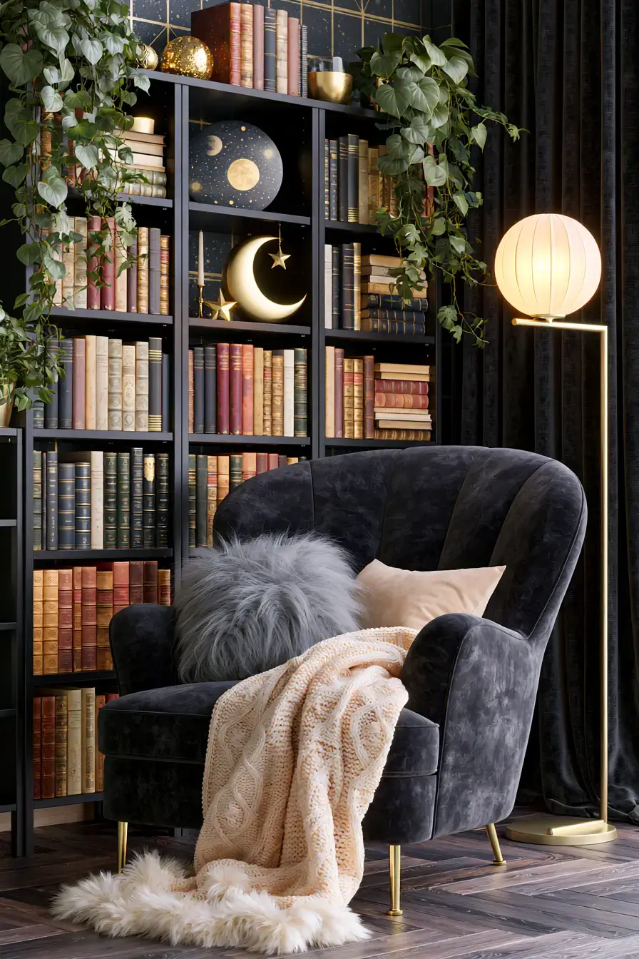 27 Whimsigoth Interior Design Ideas for a Magical Moody Home