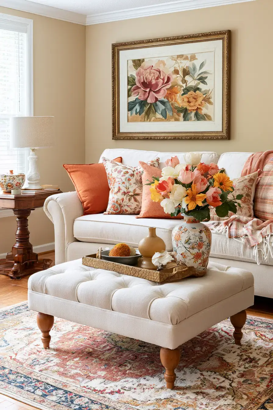 27 Chic Grandmillennial Living Room Ideas For Elegant Inspiration