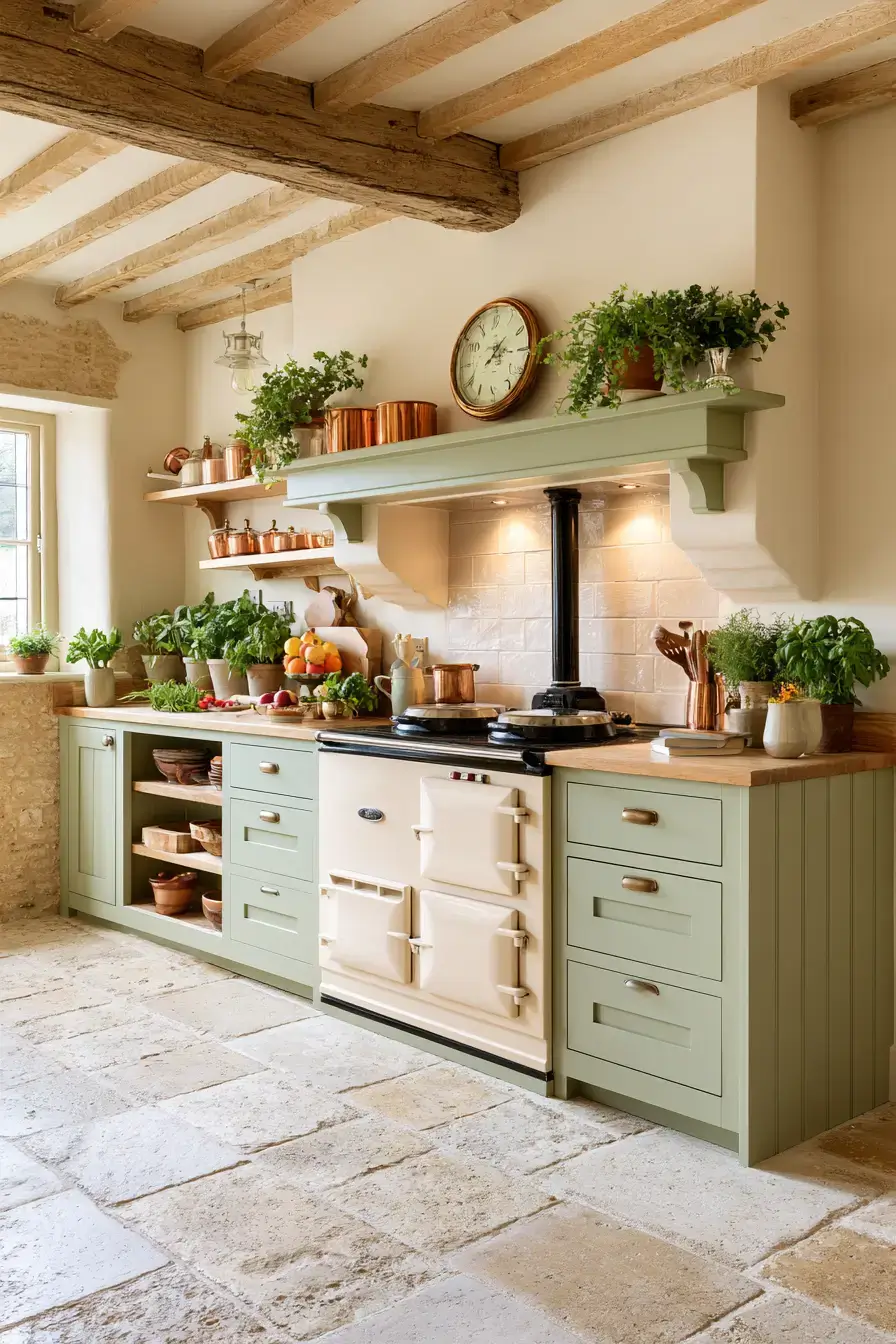 27 Homey English Countryside Kitchen Ideas For Timeless Living