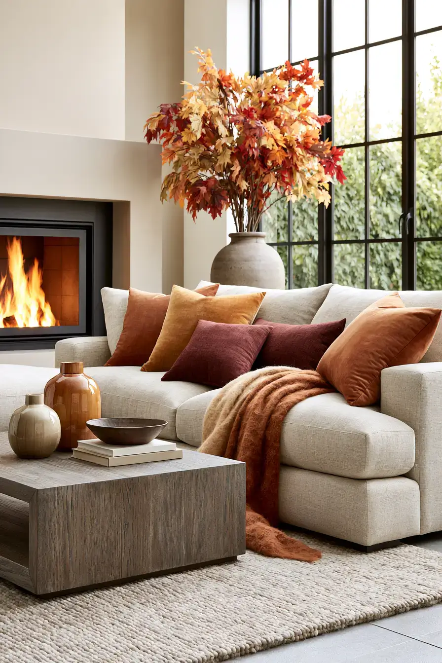 27 Cozy Fall Living Room Ideas for a Warm Seasonal Retreat
