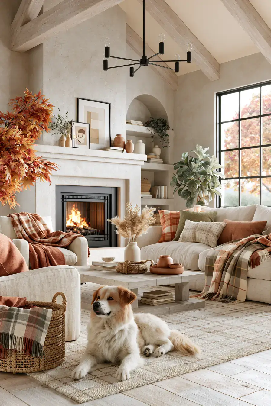 27 Cozy Fall Living Room Ideas for a Warm Seasonal Retreat