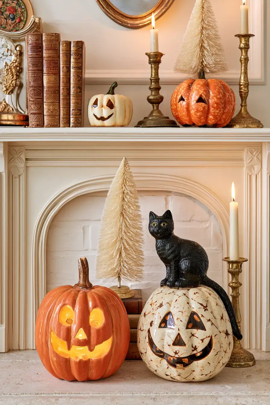 27 Enchanting Vintage Halloween Decor Ideas Filled With Nostalgic Charm