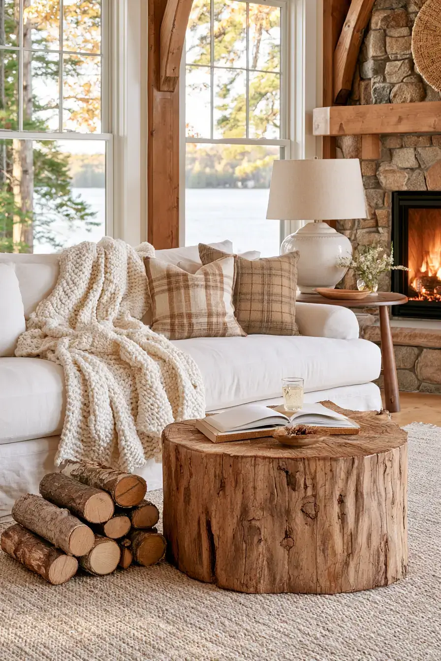 27 Cozy Lake Cabin Interiors Filled With Rustic Charm