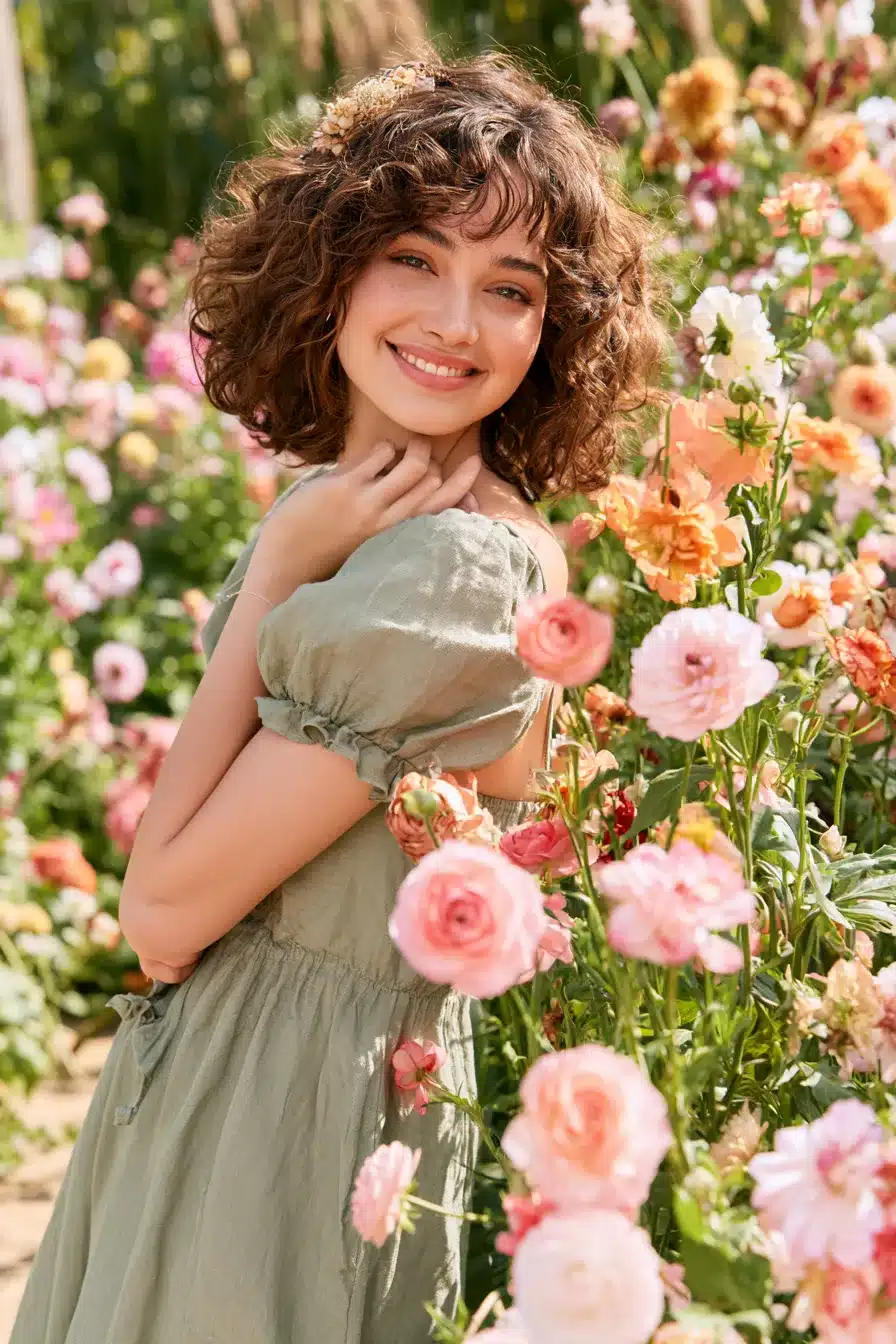 27 Charming Cottagecore Hairstyles for Short Hair With Romantic Countryside Style