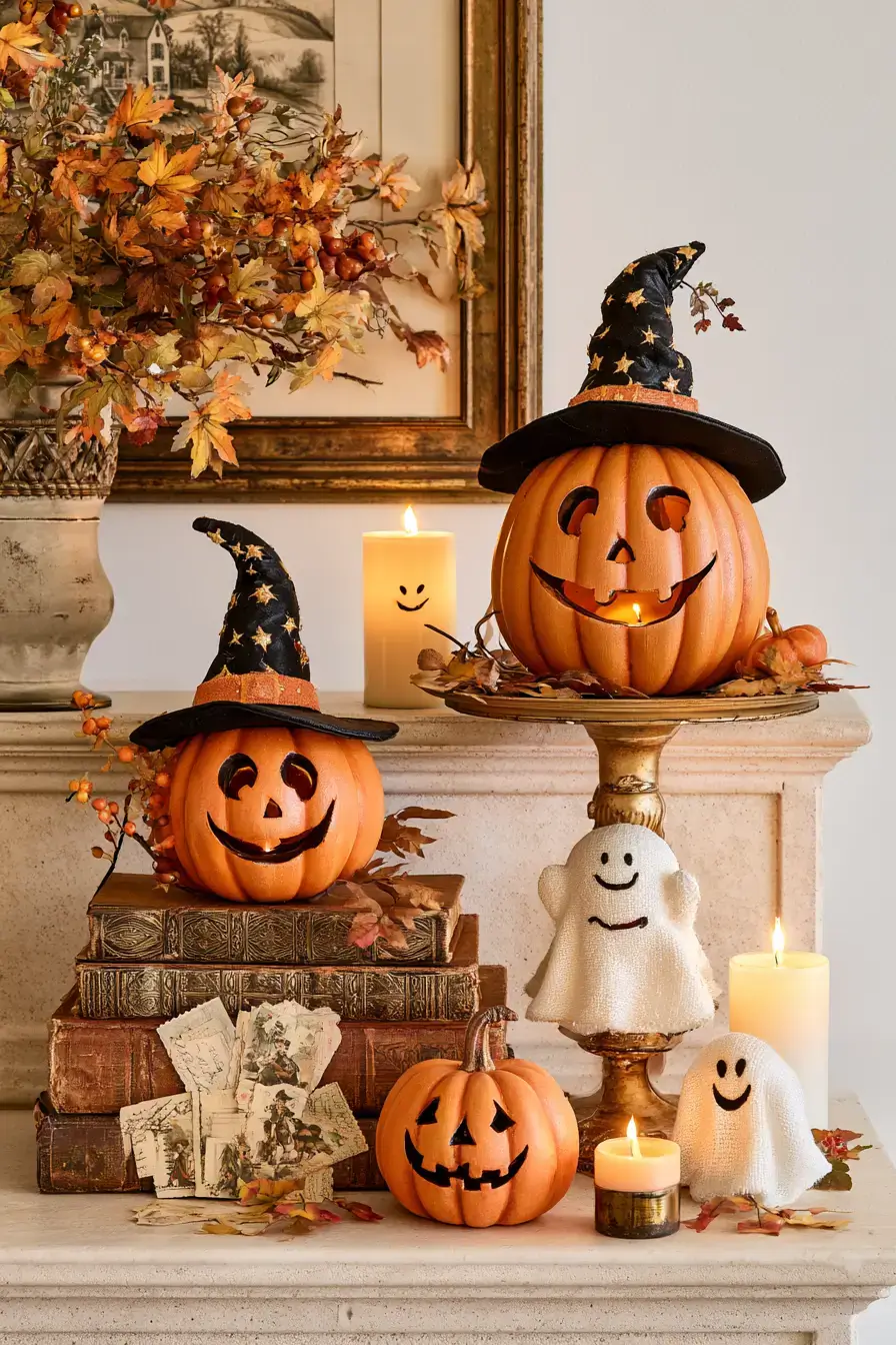 27 Enchanting Vintage Halloween Decor Ideas Filled With Nostalgic Charm