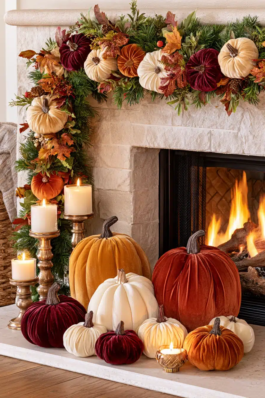 27 Gorgeous Fall Garland Mantle Ideas for a Cozy Seasonal Display