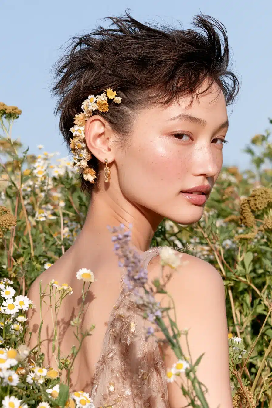 27 Charming Cottagecore Hairstyles for Short Hair With Romantic Countryside Style