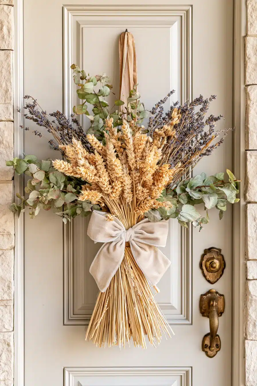 27 Beautiful Thanksgiving Door Decorations for a Warm Festive Welcome