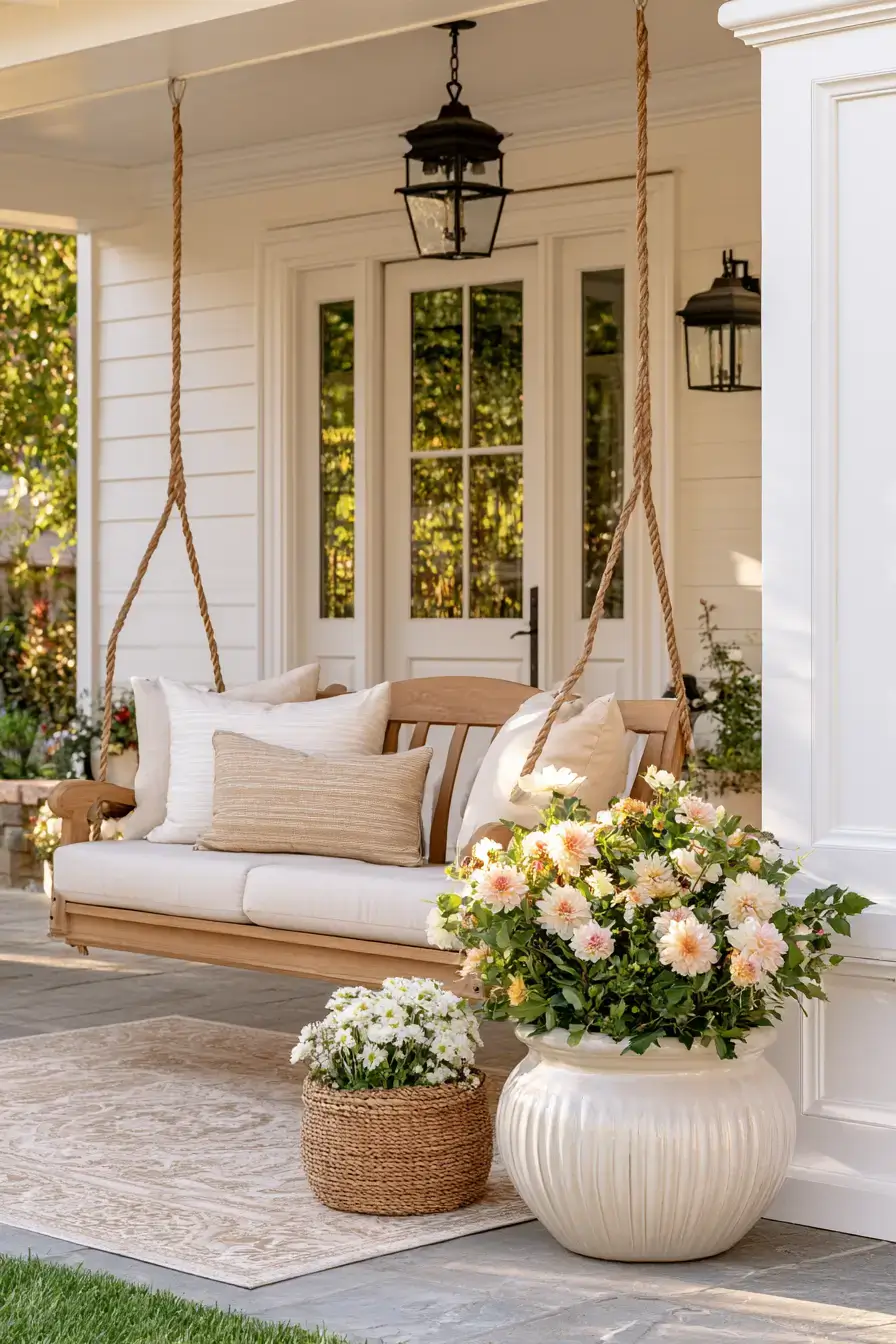 27 Dreamy Porch Swing Ideas for a Cozy Outdoor Escape