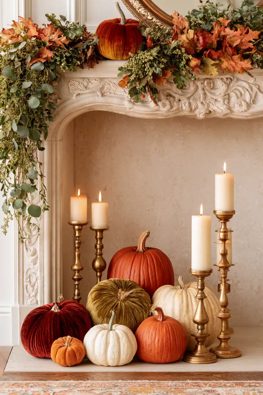 27 Autumn Fireplace Decor Ideas for a Warm Cozy Home
