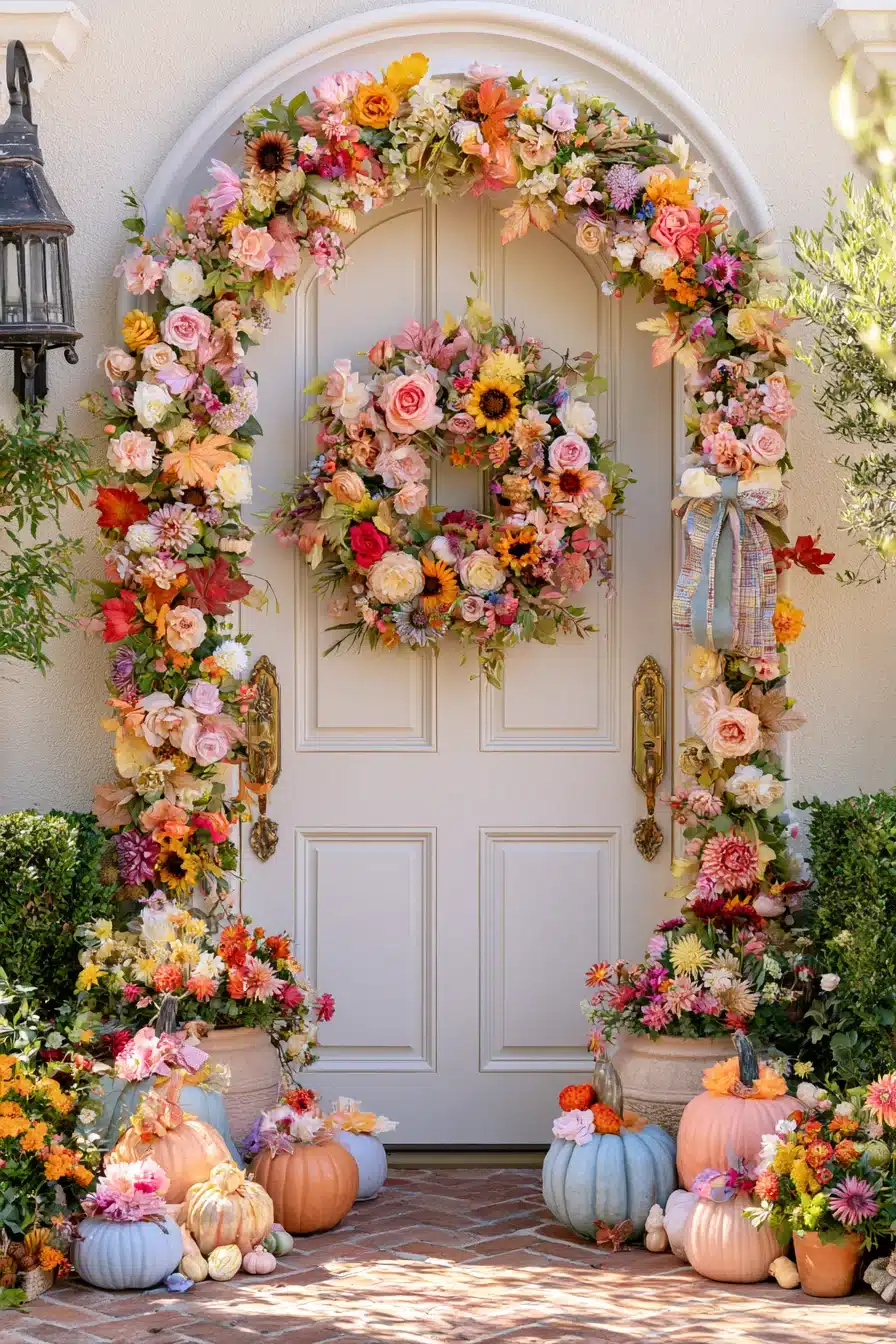 27 Beautiful Thanksgiving Door Decorations for a Warm Festive Welcome
