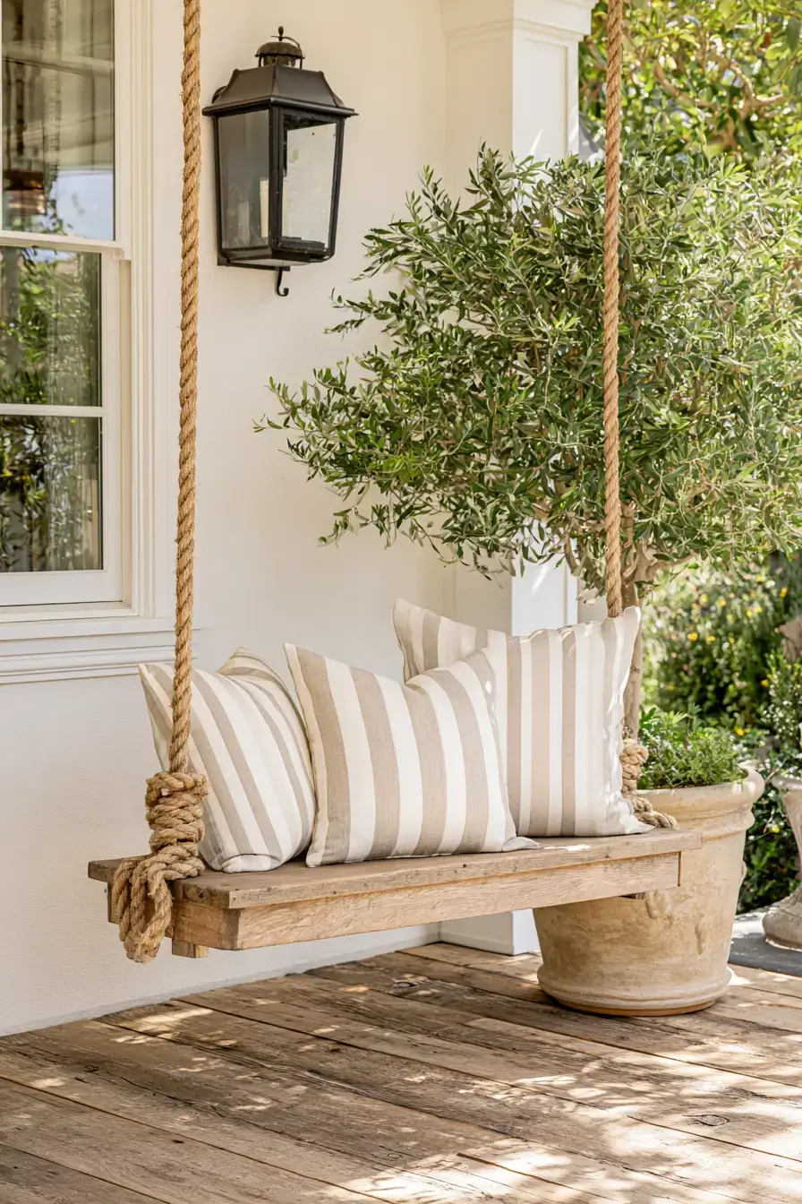 27 Dreamy Porch Swing Ideas for a Cozy Outdoor Escape